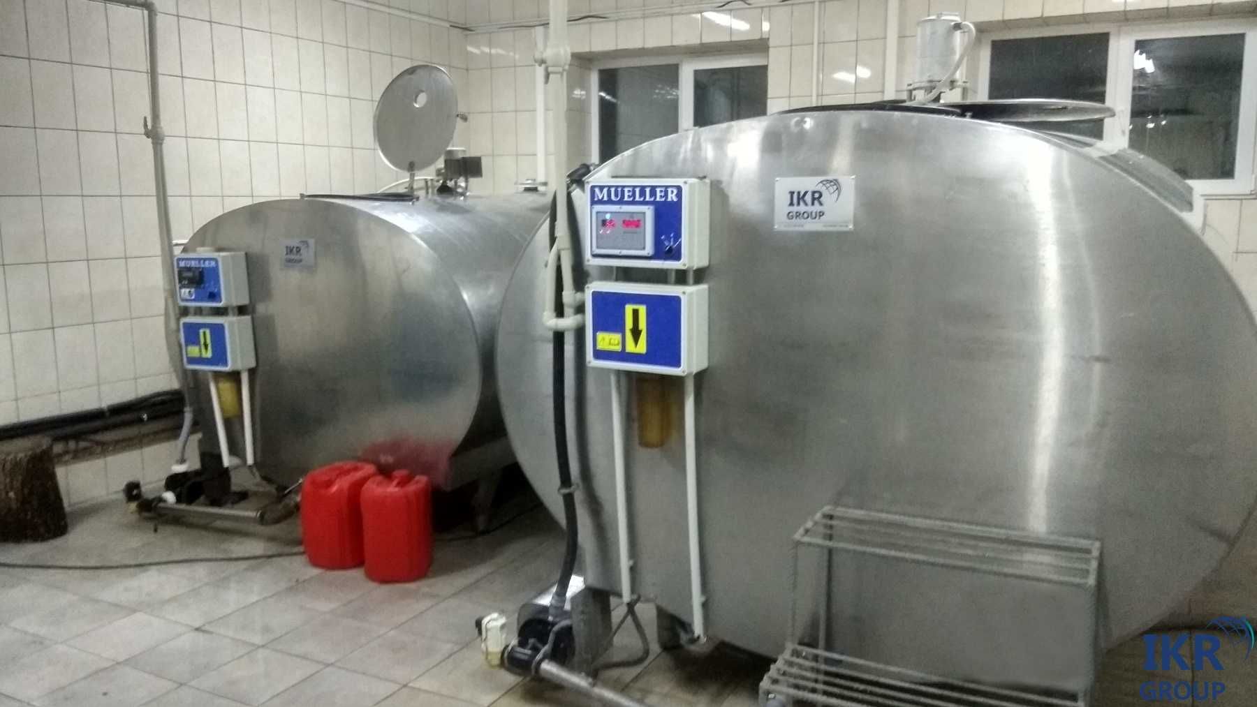 Танк охолоджувач молока 2000л, 3000л, 5000л, 10000л Mueller, DeLaval