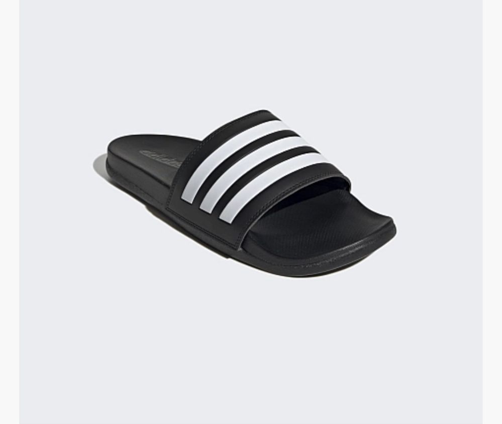 Тапочки Adidas Adilette Comfort Slides Black/White