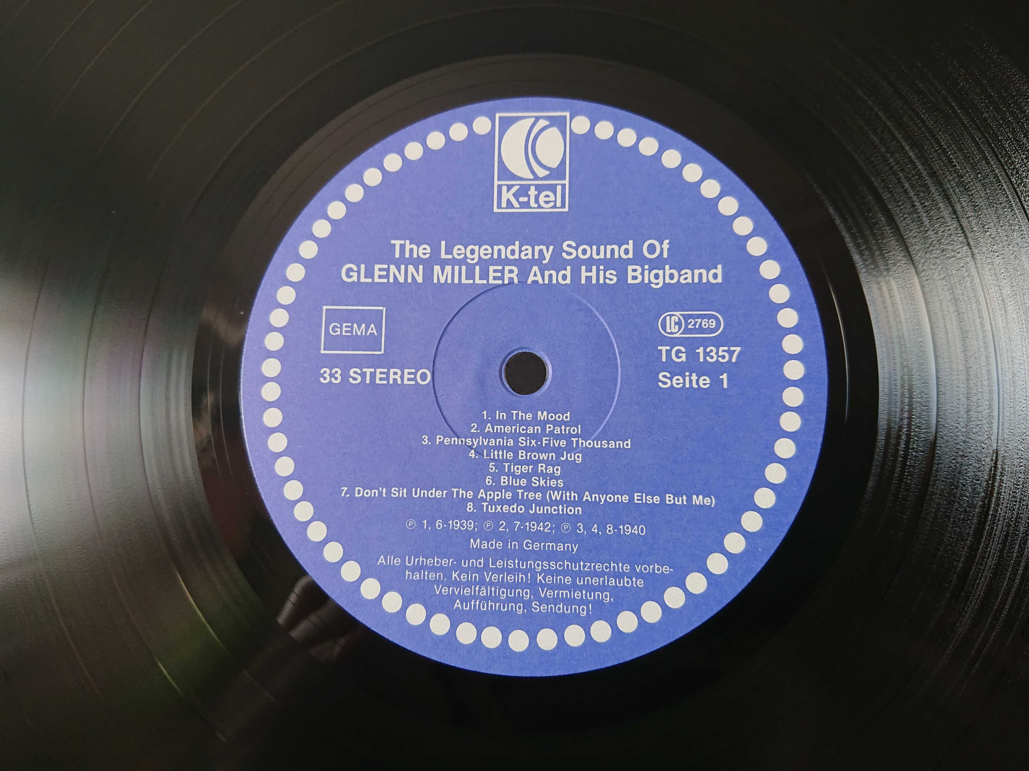 The Legendary Sound Of Glenn Miller EX+ UMYTA płyta winylowa