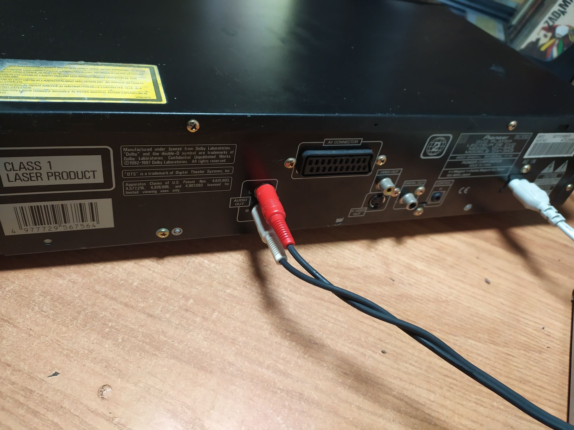Odtwarzacz Pioneer DV 343 DTS