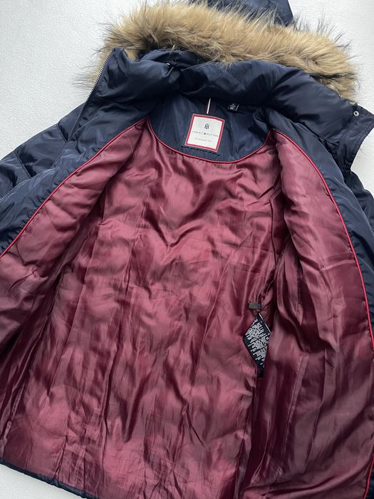 Tommy Hilfiger Винтажный теплый пуховик+сумка в подарок!