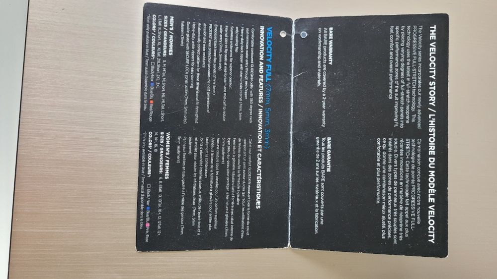 Pianka Bare Velocity Full 6- S