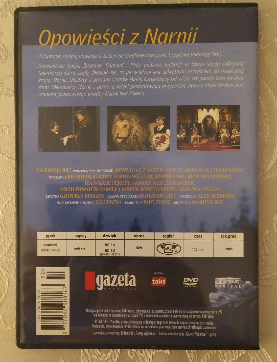 Serial BBC - Opowieści z Narnii - DVD Lektor PL