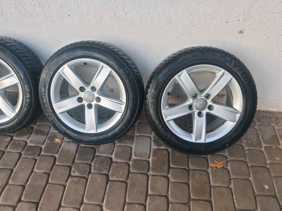 Sprzedam alufelgi 16" z oponami zimowymi 205/55 R16 – pasują do Audi