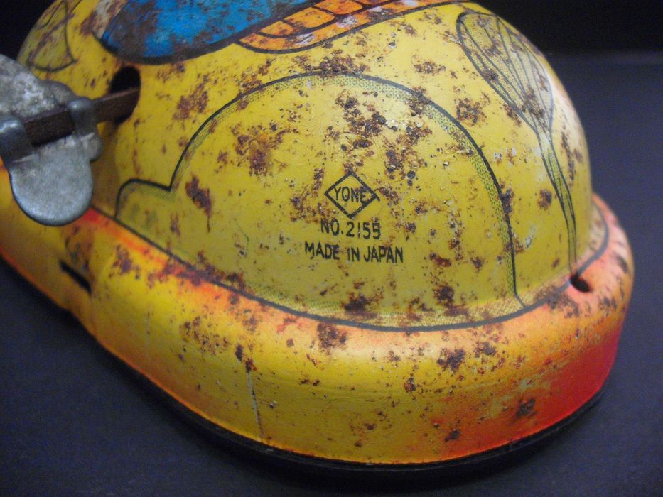 Boneco em chapa antigo Japonês