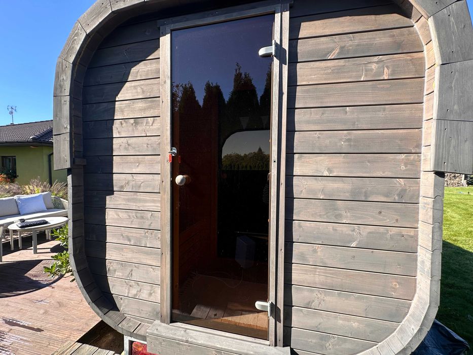 Sauna Mobilna Kwadro Premium na przyczepie DMG 1300 kg