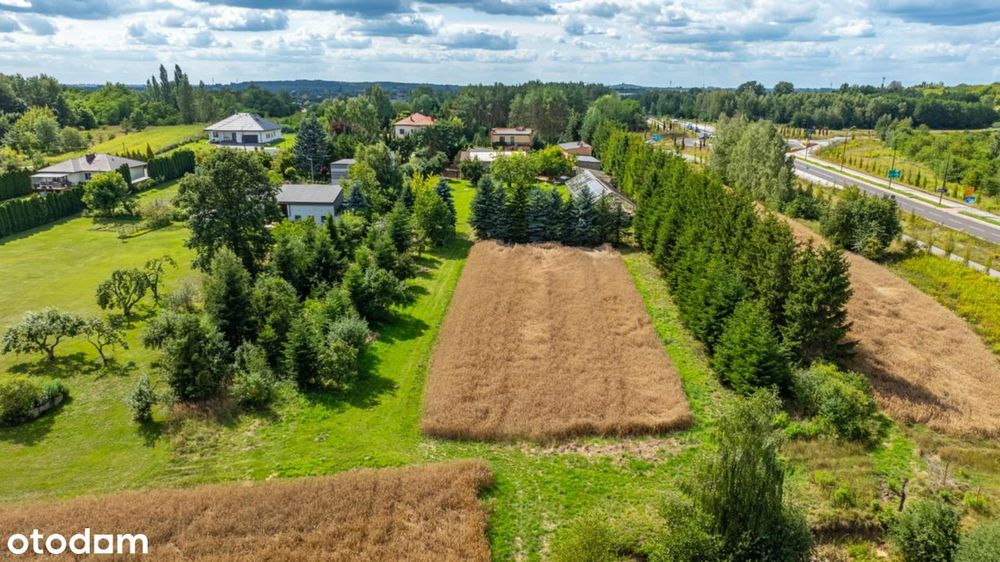 Trzy działki budowlane – Konstantyna k. Łodzi – MPZP, blisko A1 i S8