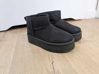 Śniegowce a la UGG Australia r.40 połysk platforma mini