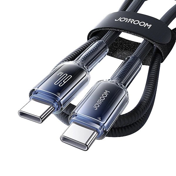 Kabel Joyroom S-A42 Crystal-Clear Series 60W USB-C - USB-C 1,2m - czar