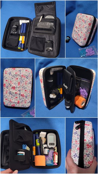 Діабетичний дорожній пенал Glucology для засобів діабету