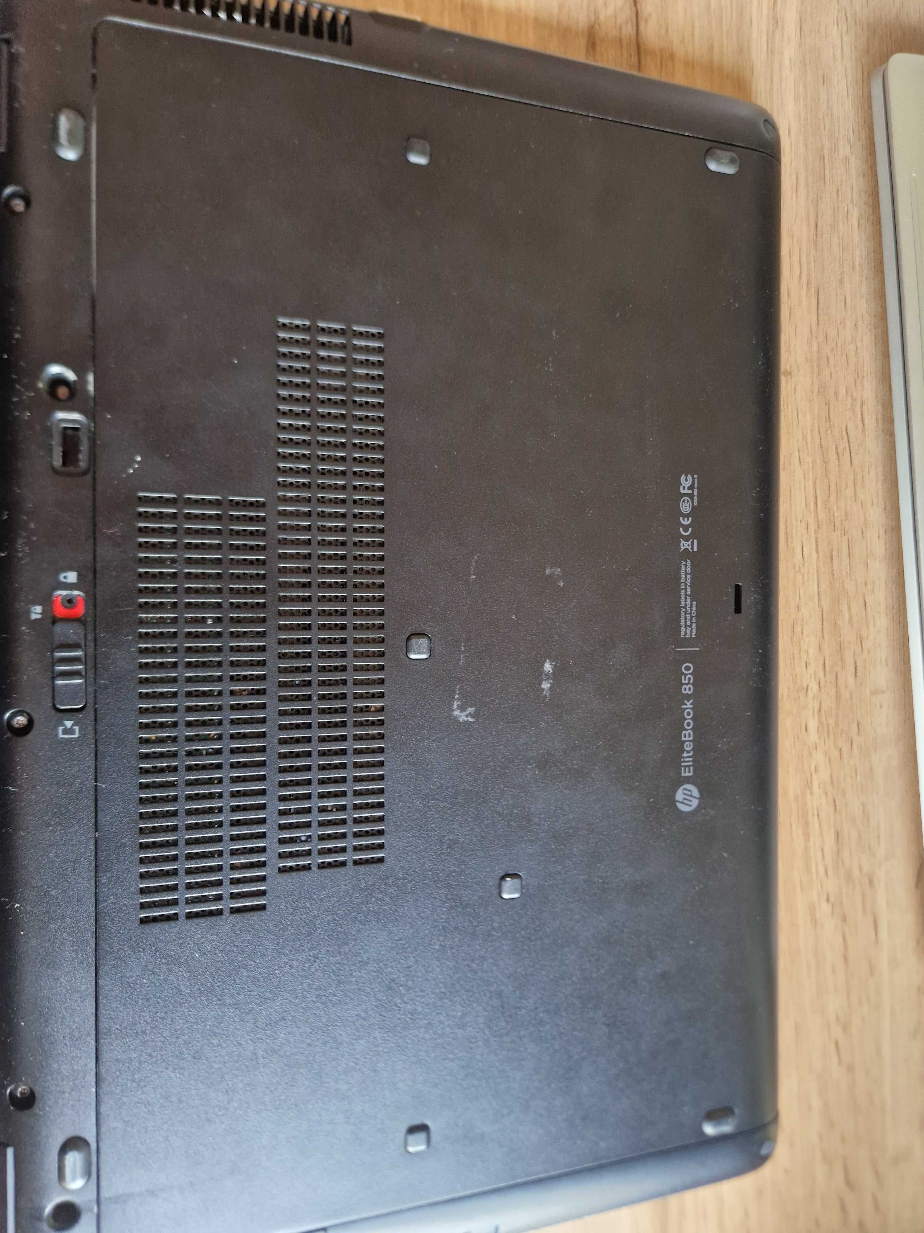 laptop HP Elitebook 850 uszkodzony