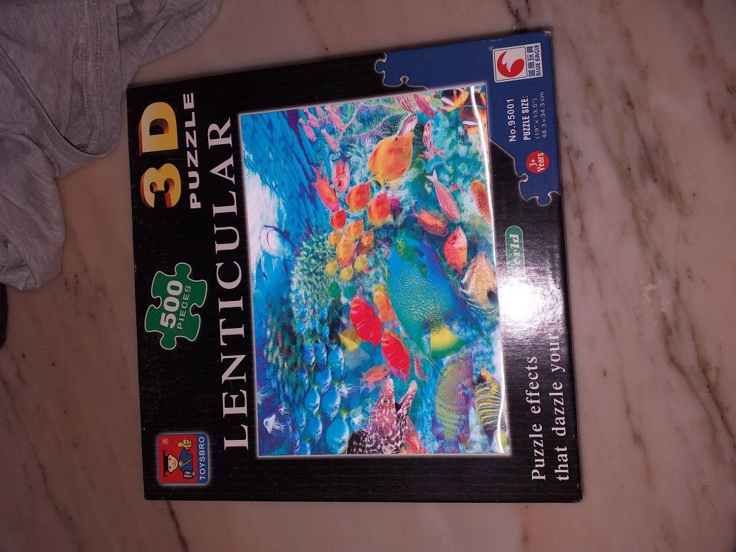 Puzzle de 500 peças em 3D