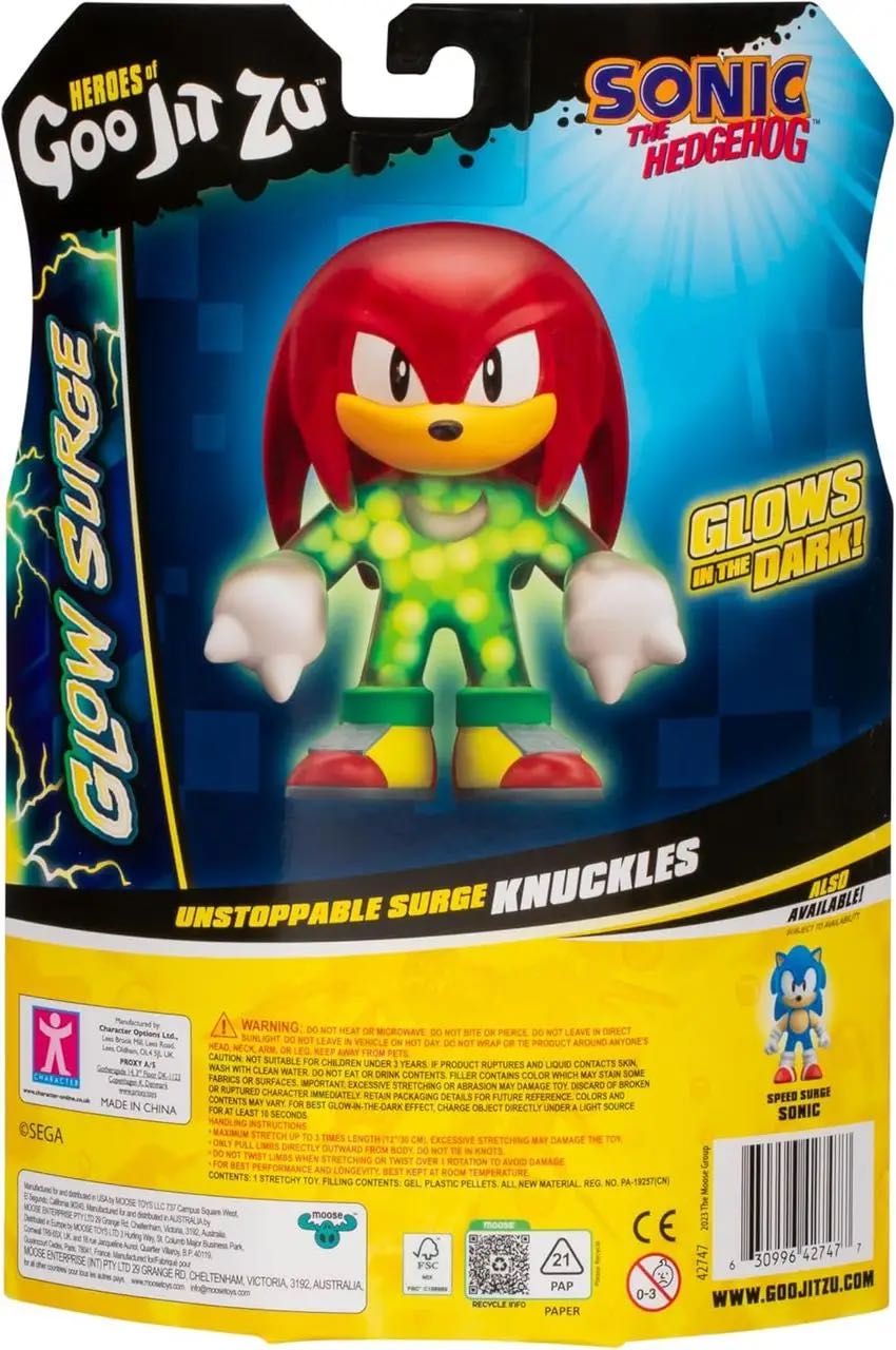 Фигурка Гуджитсу Соник светится в темноте Heroes of Goo Jit Zu Surge