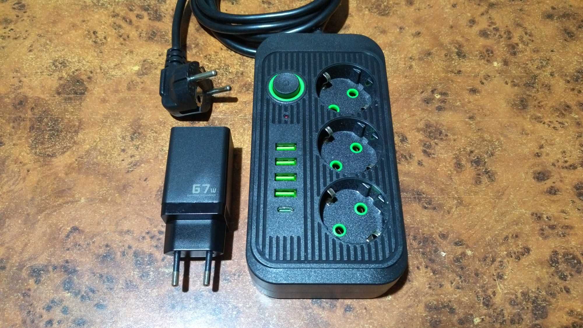 Подовжувач, кабель заряджання, швидка зарядка 67 W
