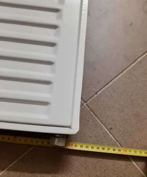 Aluminiowy grzejnik panelowy 60cm na 60cm