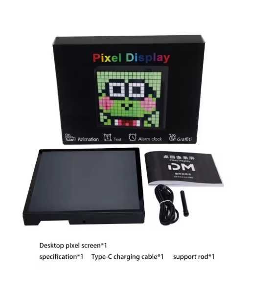 Lampa LED Ekran Pixelowy Art 32x32 Programowalny Bluetooth