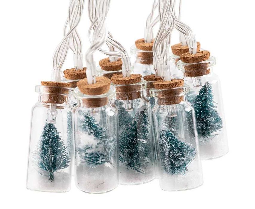 Guirlanda Frasco com Pinheiro LED para interior 2m (NATAL)