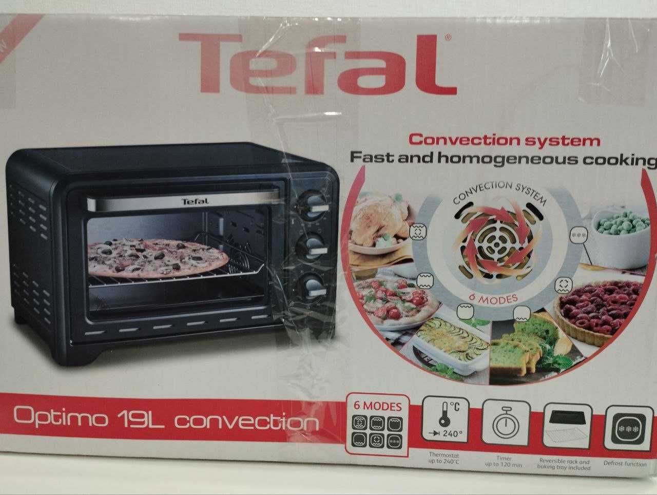 Духовка Tefal електрична маленька. Вживана, але стан нової.