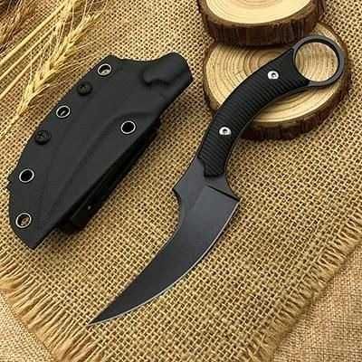 Karambit Nóż Taktyczny FULL-TANG Kabura G10 Bushcraft Pazur EDC ND312