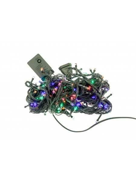 Lampki choinkowe wewnętrzne 300 LED multicolor 8 funkcyjnym programat