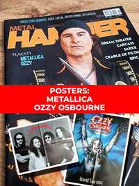 Metal Hammer 2021 - Running Wild, Plakaty: Metallica i Ozzy Osbourne