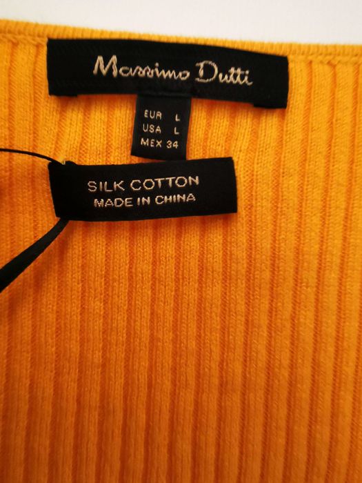 Лонгслів светр шовк коттон massimo dutty