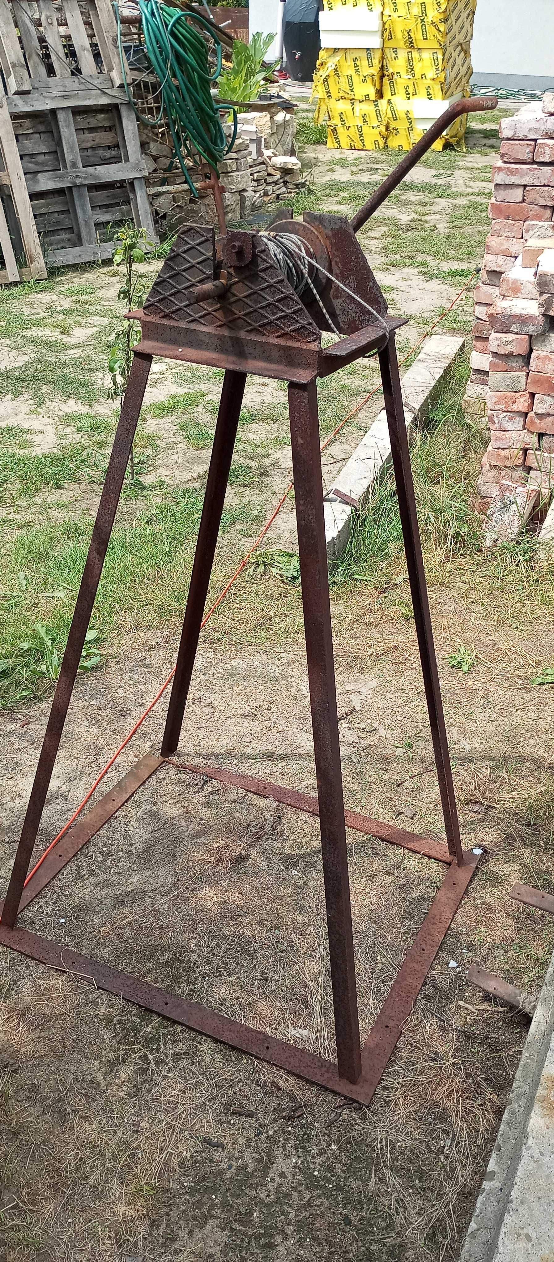 wciągarka wyciągarka ręczna z liną