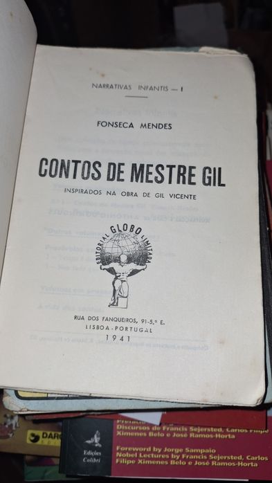 Contos Mestre Gil Vicente ilustrações Afonso Domingues