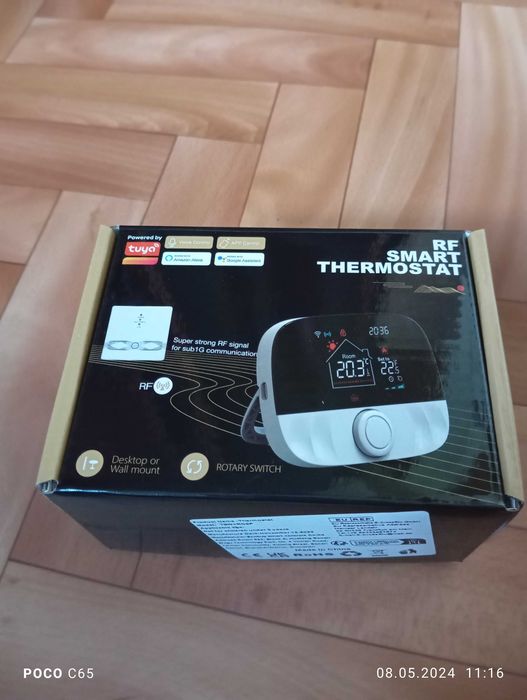 Умный беспроводной программатор wi-fi термостат ТУЯ T9W-RC9P , T9W-RC5