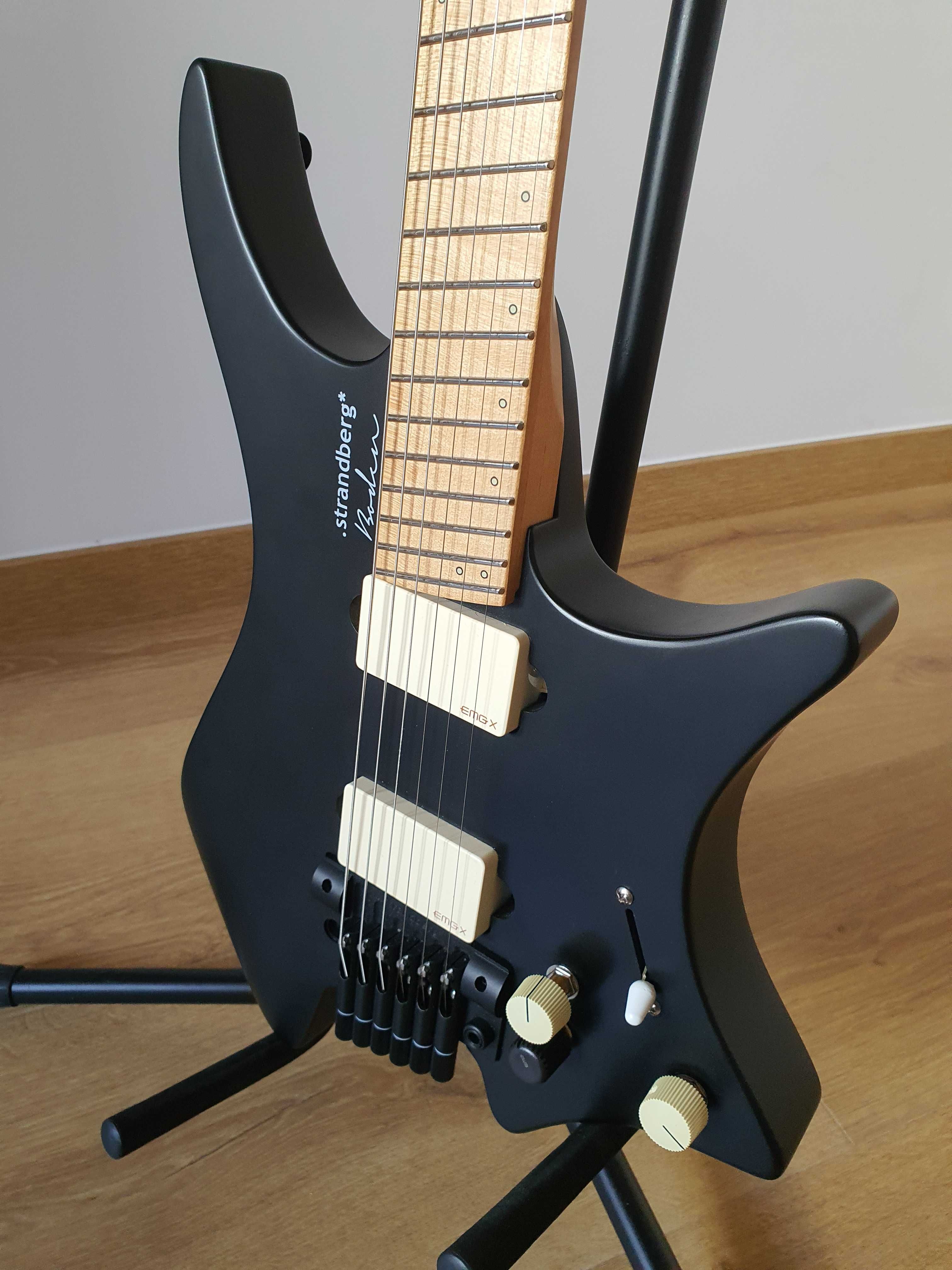 Strandberg Boden RESQ:D Black I6T EMG TW Afterburner