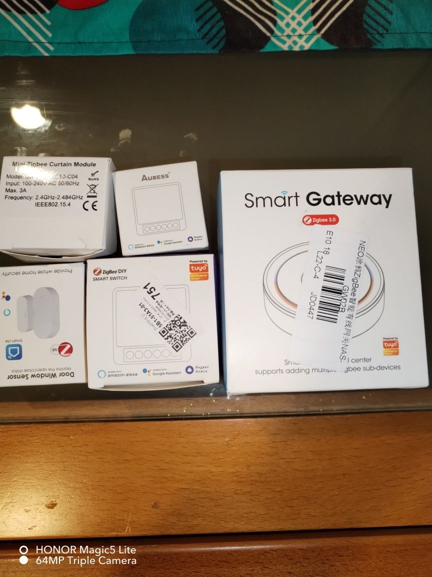 Smart gateway Kit central  e acessórios