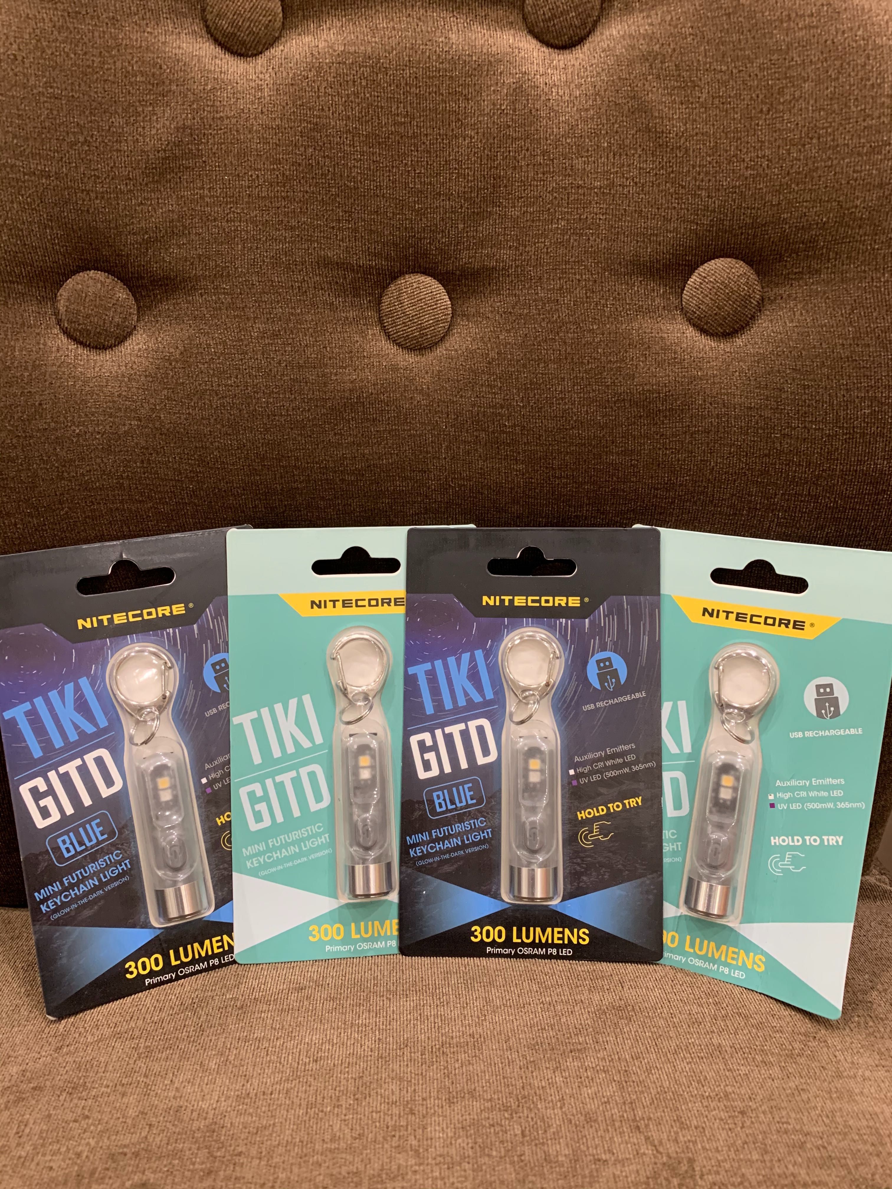 Nitecore TIKI GITD люмінесцентний з ультрафіолетом/потужний наключник