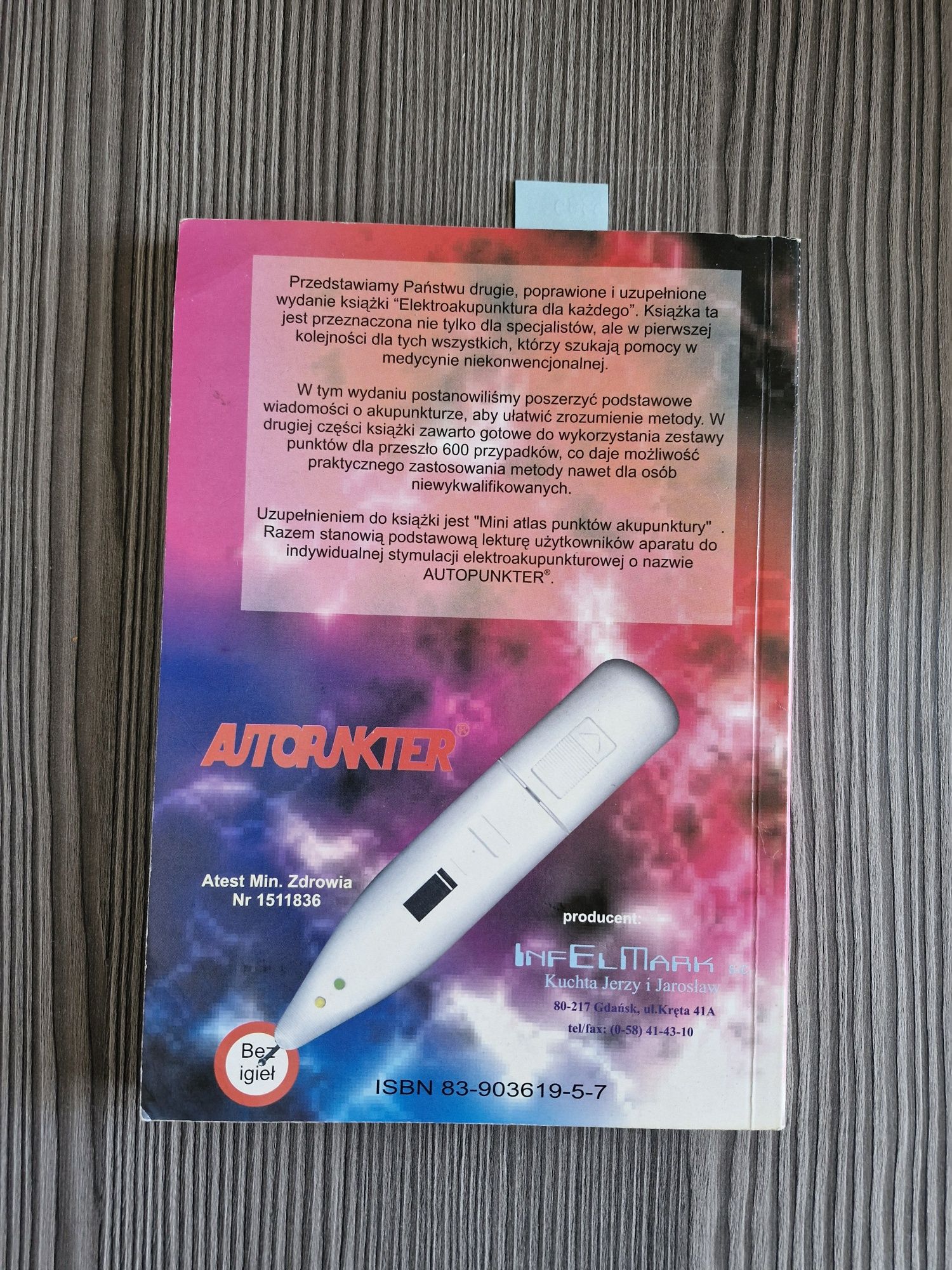 5995. "Elektroakupunktura dla każdego" Jarosław Kuchta