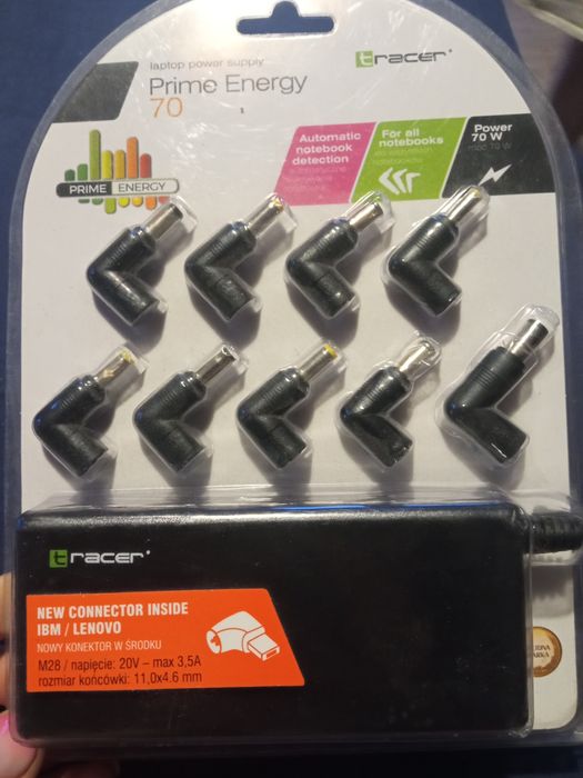 Tracker Prime energy 70  zasilacz sieciowy laptop