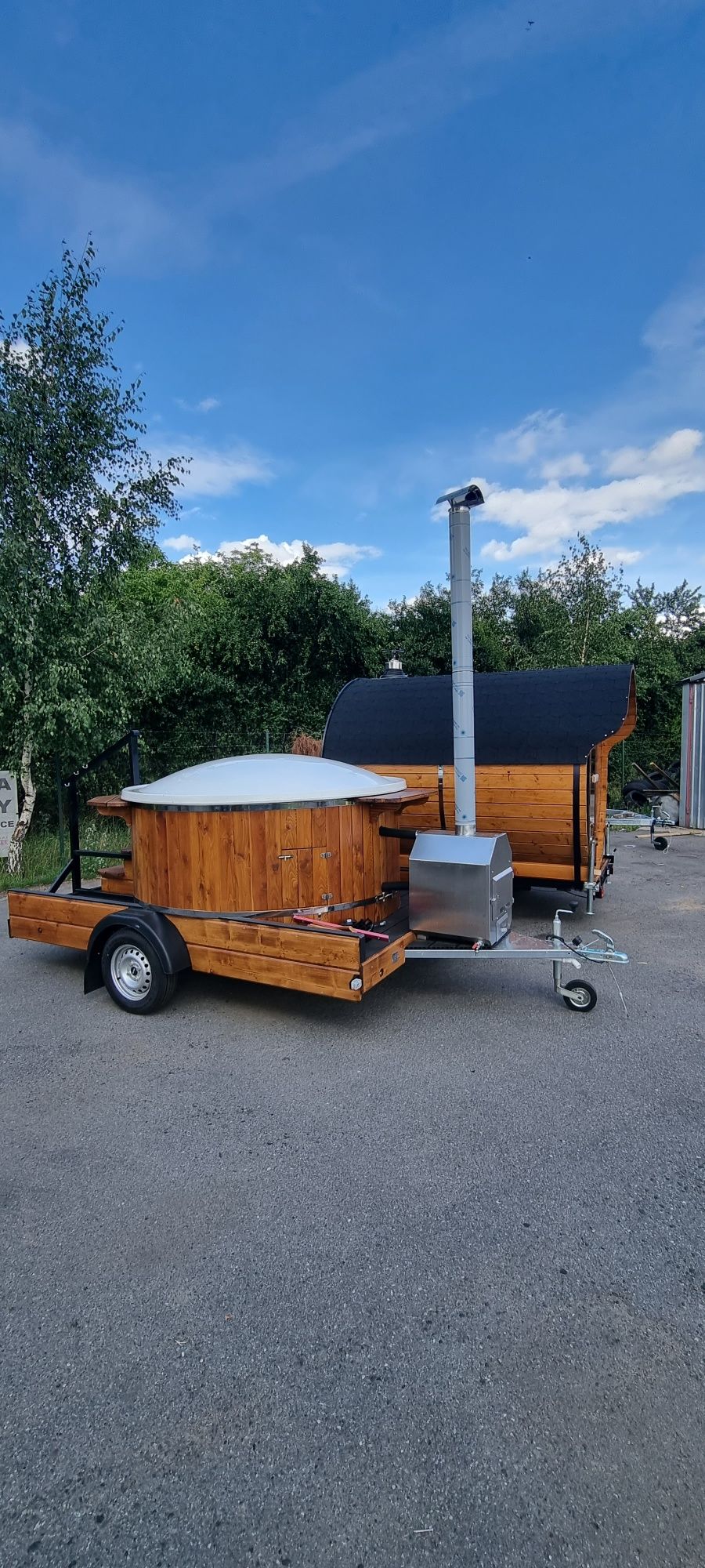 Balia Mobilna Nowa przyczepka 2025r Producent Jacuzzi leasing biznes