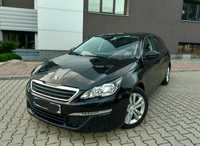 Peugeot 308 1.6 Diesel,Nawigacja,Ledy,Tempomat,Pdc,Kombi,Serwisowany