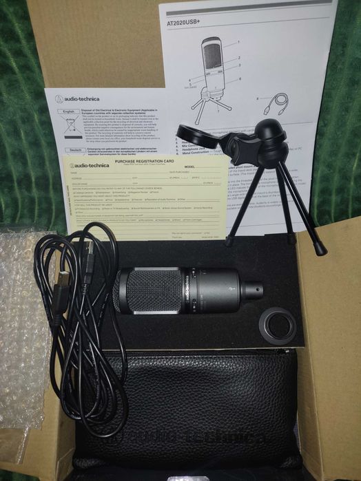 Мікрофон Студійний Audio-Technica AT2020USB+