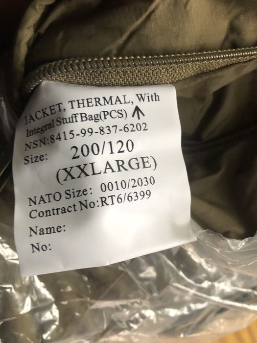 НОВА британська  куртка Jacket Thermal PCS 7 левел всі розміри