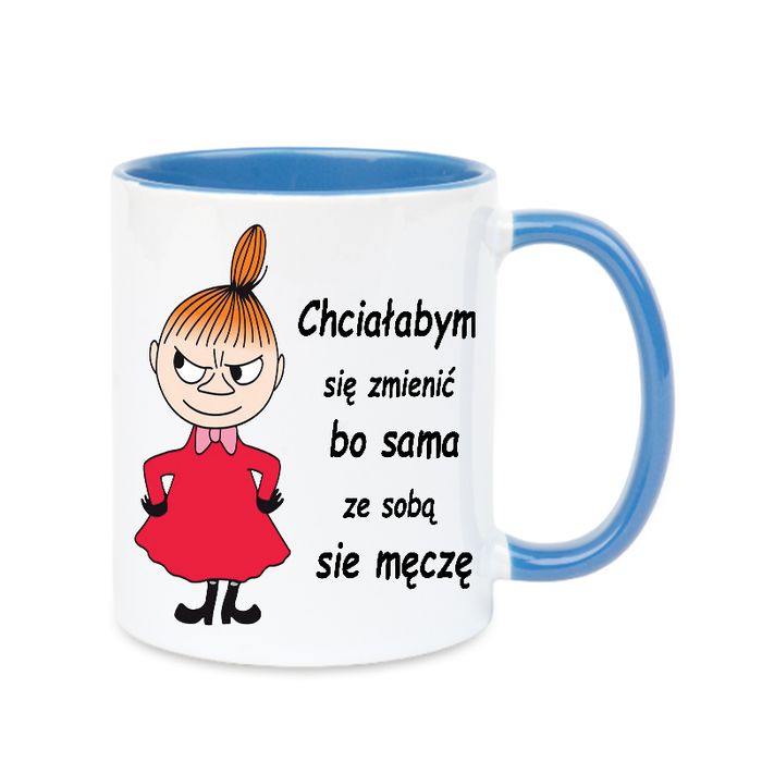 Kubek z nadrukiem Mała Mi, Muminki, Śmieszne, BCNC-MI-065