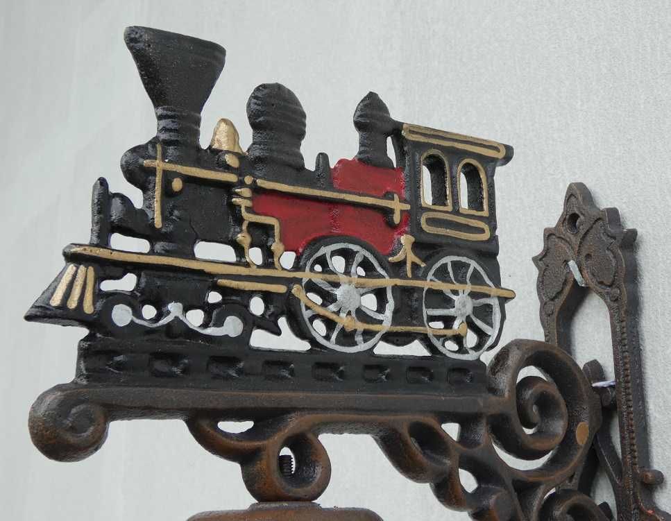 Duży DZWON żeliwny LOKOMOTYWA parowóz pojazd dzwonek użytkowy