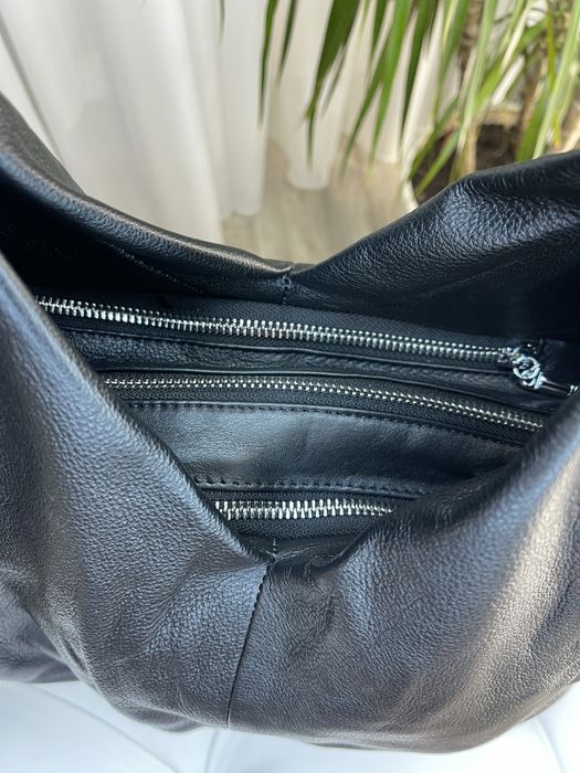 Женская сумка на 3 отдела кожа Polina&Eiterou Жіноча сумка шкіра