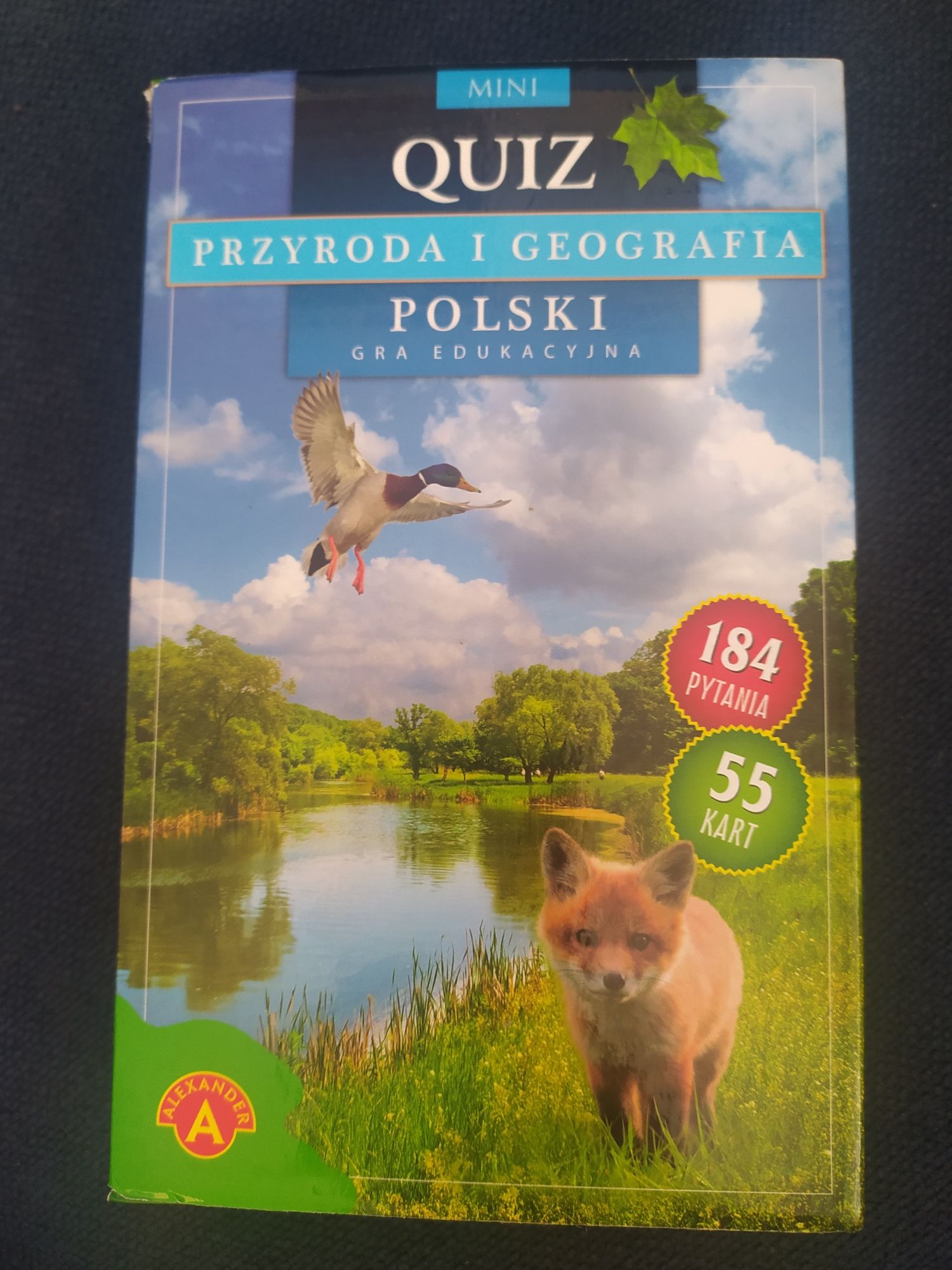 Gra, planszowa, Quiz Przyroda i Geografia Polski – Mini