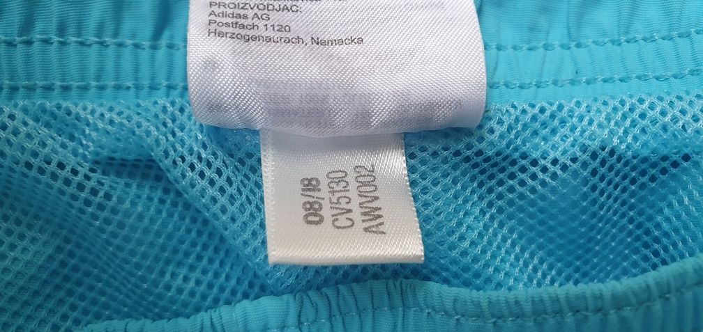 Szorty kąpielowe spodenki męskie Adidas rozmiar XL niebieskie