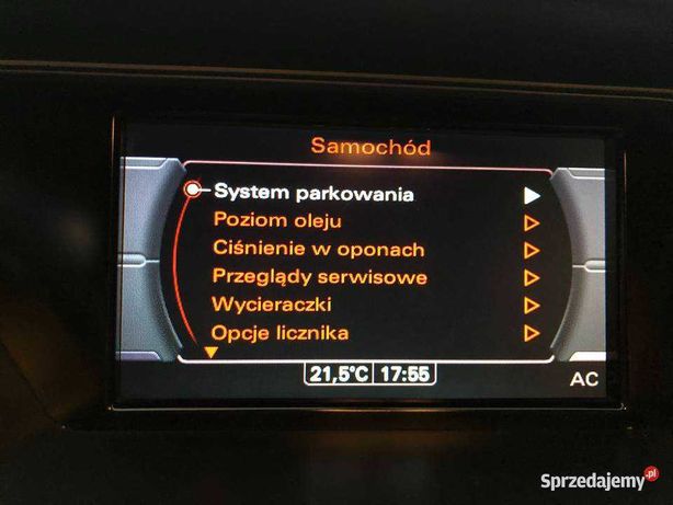 Audi  PL MENU  + LEKTOR  MMI 3G Mapa 2022