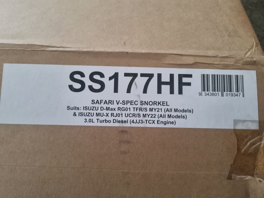Snorkel Safari Isuzu D-max nowy