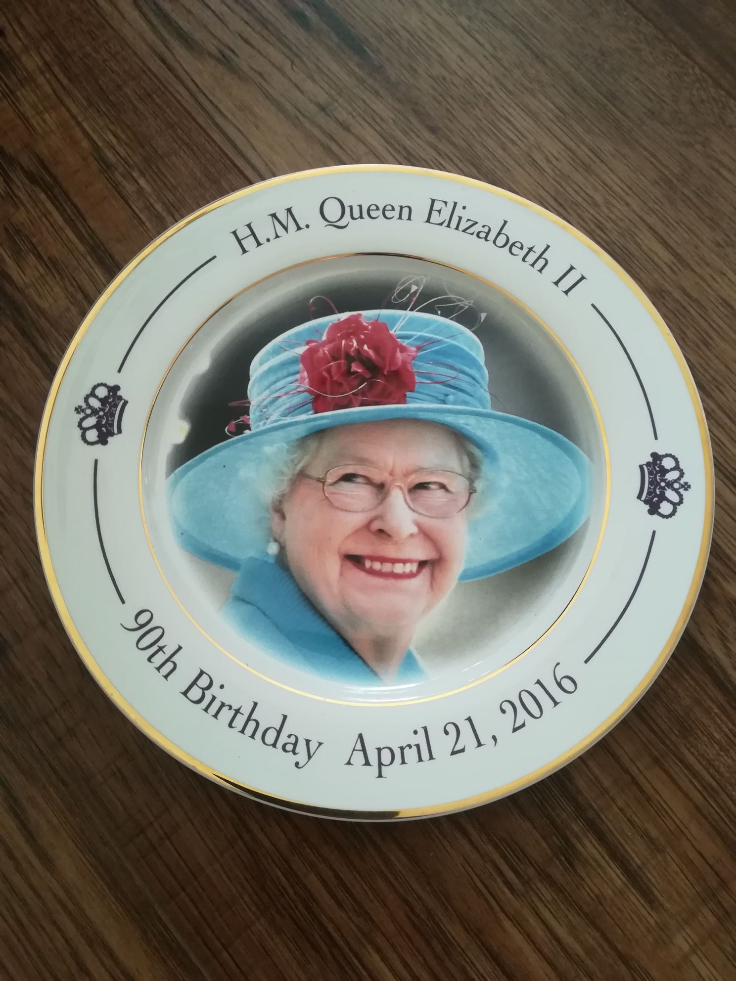 Talerz kolekcjonerski Queen Elizabeth II 90 urodziny wyprzedaż kolekcj