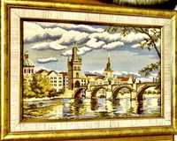 Вышитая картина крестиком "Прага"