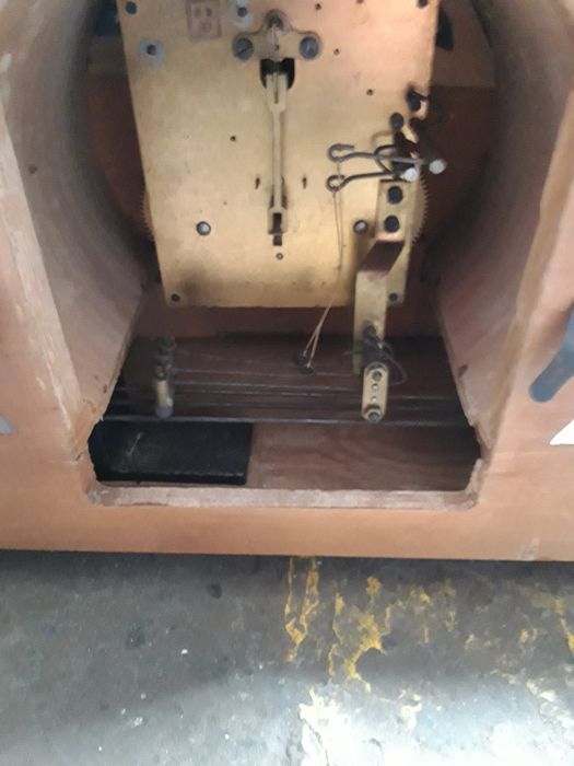 Zegar kominkowy, kłos, metronom, zegar