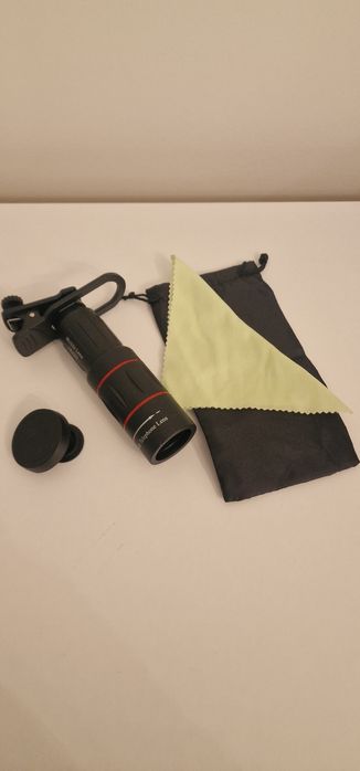 Teleobjetiva para fotos