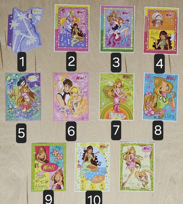 Karteczki Winx A6